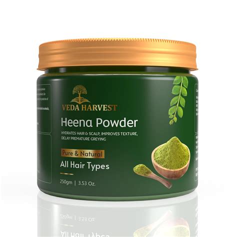 Buy VEDAHARVEST Heena/Henna Powder For Hair Colour 250 Gm | Mehndi ...
