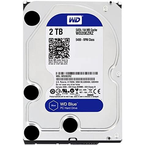 (Renewed) WD WD20EZRZ 2TB Internal Hard Drive (Blue) : Amazon.in ...