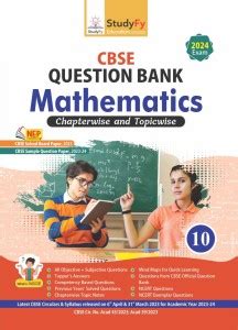 StudyFy Education CBSE Question Bank Mathematics Class 10 2024: Buy ...