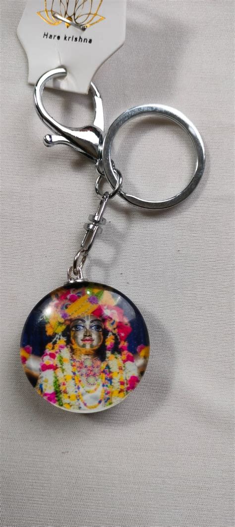 Gaur Nitai Double Side keychain – Brajmela