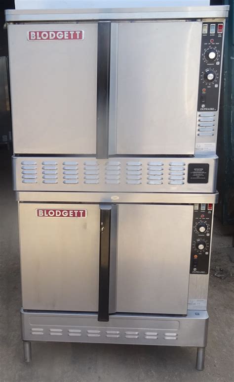 Used BLODGETT Xephaire Dual Flow Double Stacked Gas Convection Ovens
