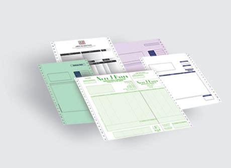 Continuous Preprinted Stationery