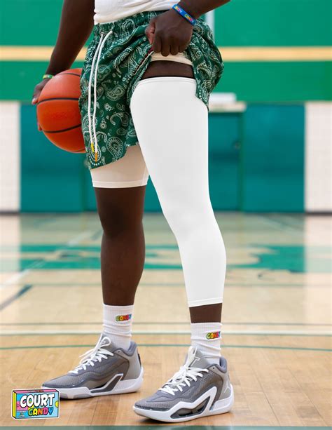 Basketball Compression Leg Sleeve | Look Sweet with Court Candy