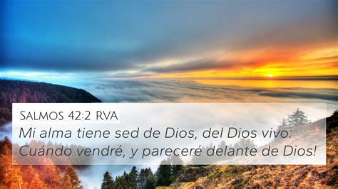 Salmos 42:2 RVA 4K Wallpaper - Mi alma tiene sed de Dios, del Dios vivo: