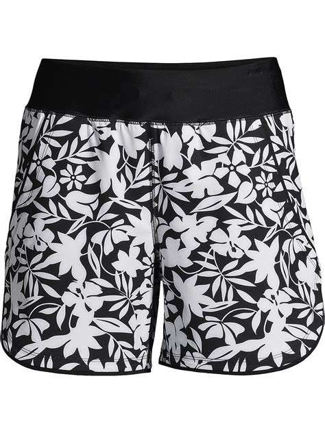 Lands' End Women's 5" Quick Dry Swim Shorts with Panty - Walmart.com