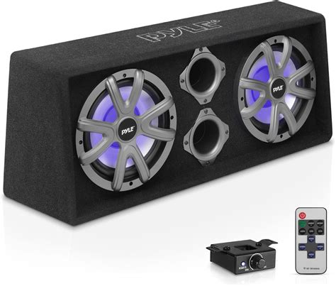 PyleUsa 10'' Dual Bass Subwoofer Box System - India | Ubuy