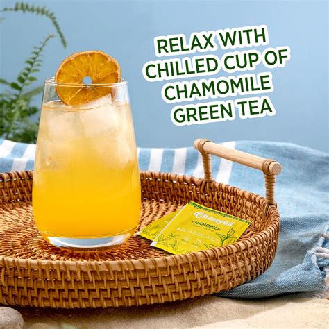 Chamomile Green Tea Bags – Chaayos