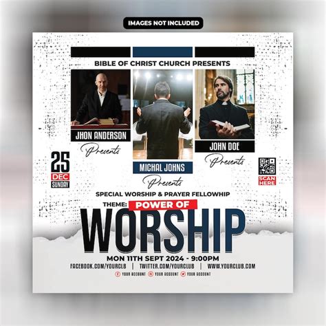 Church crossover flyer PSD, High Quality Free PSD Templates for ...