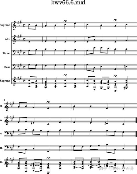 Music21 Tutorial for Python 的图像结果