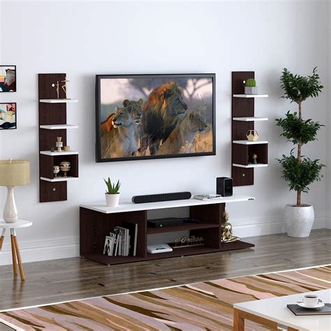 Anikaa Emma Engineered Wood TV Unit/TV Stand/Floor Standing TV Unit/TV ...
