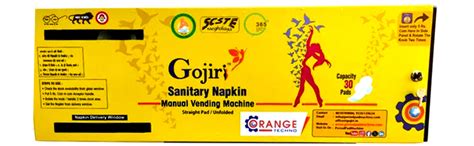 Buy Gojiri Sanitary Pad/Napkin Automatic Vending Machine, 100 Capacity ...