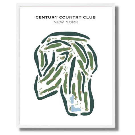 Buy the best printed golf course Century Country Club, New York