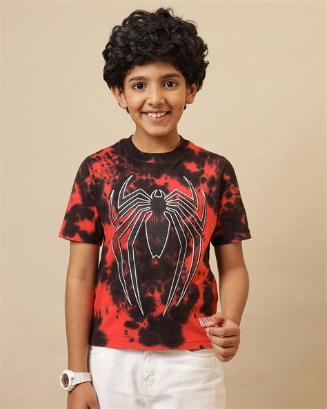 Spiderman Printed Regular Fit Tshirt For Boys – Kidsville