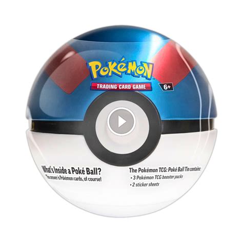 Pokemon Poké Ball Tin Great Ball | Hermes Toys & Gaming