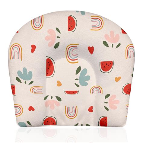 NEW COMERS Baby Pillow, Organic, Soft Filling, Comfortable Support for ...