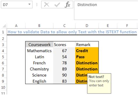 Image result for Data Validation for Text Only