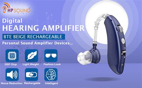 HP SOUND PLUS Hearing Aid Rechargeable Sound Amplifier/New Model Sound ...