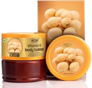 WOW SKIN SCIENCE Vitamin E Body Butter - No Parabens, Silicones ...