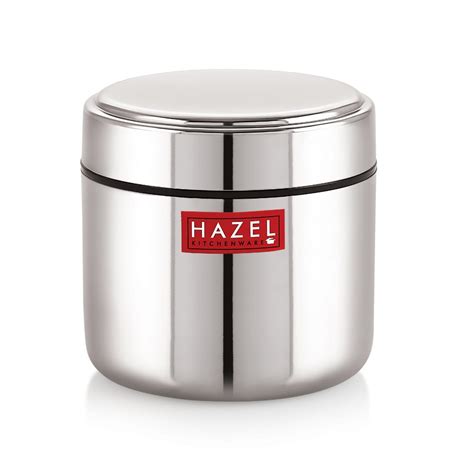 Buy the HAZEL stainless steel mini airtight container today. – HAZEL ...