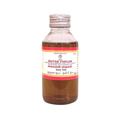 Kaiyan Thailam-100ml – Cure Vedic Care
