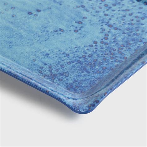 Buy Leon Otto Blue Printed Melamine Serving Tray - 30x23cm from Home ...