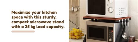 Everline 22700 Z Series (2-Layer) Microwave Stand, Kitchen Platform ...