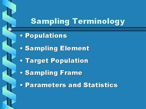 Image result for Sampling Terminology