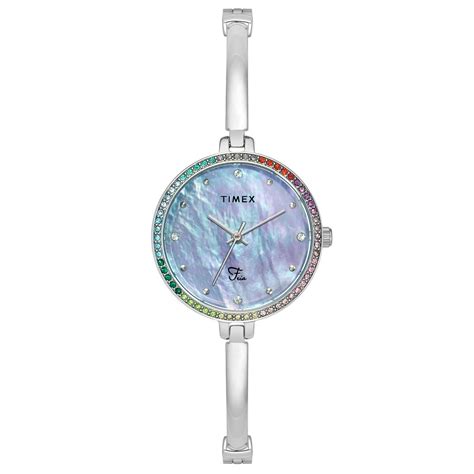 Timex Fria Blue Round Dial Quartz Analog Women Watch - TWEL18404 - At ...