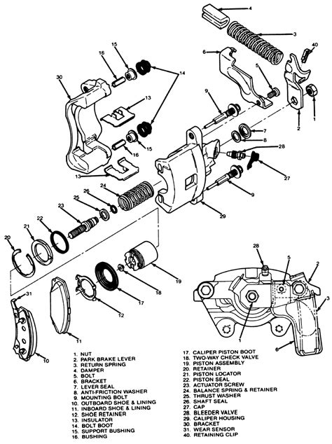 Image result for Exploded Brake Caliper