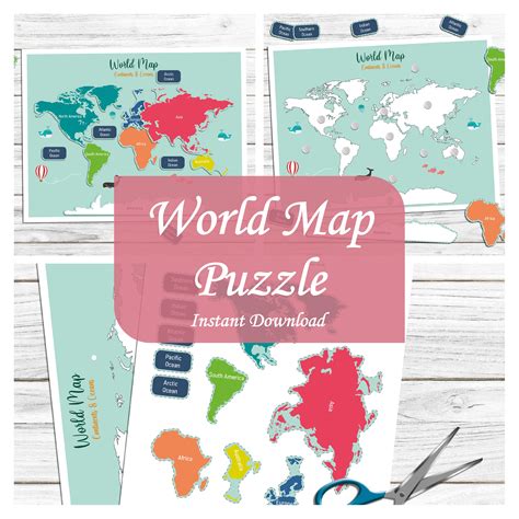World Map Puzzle 的图像结果