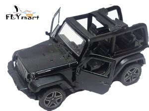 FLYmart Die Cast Metal Model SUV Jeep with Openable Doors & Pull Back ...