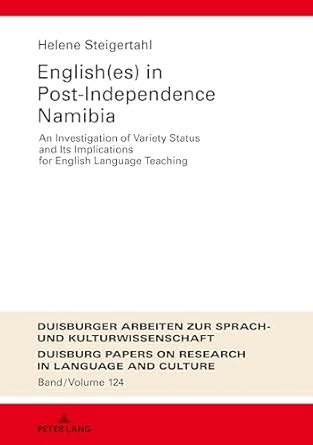 Buy English(es) in Post-Independence Namibia: An Investigation of ...