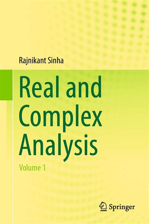 Buy Real and Complex Analysis: Volume 1 Book Online at Low Prices in ...