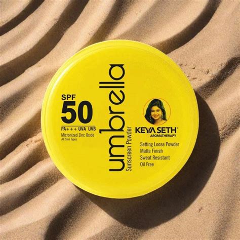 Umbrella Sunscreen Powder SPF 50 with PA+++ UV Protection, Sweat ...