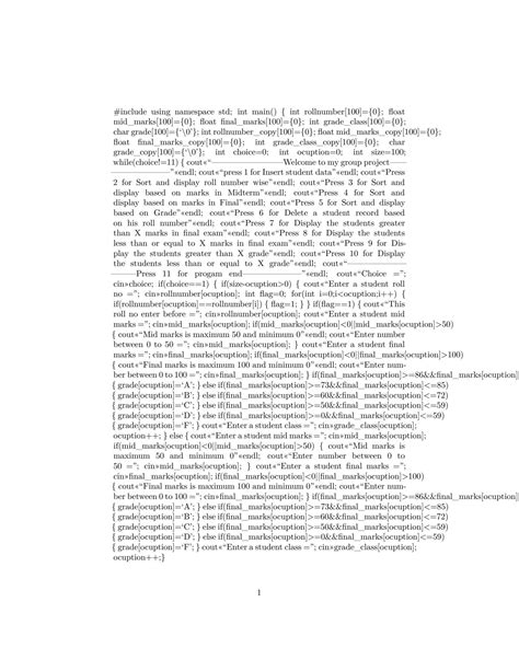 Image result for Simple Grading System in C Programming