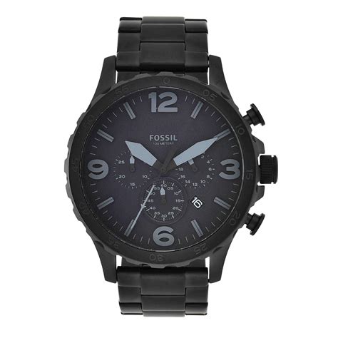 Buy FossilNate Men's Watch with Oversized Chronograph Watch Dial and ...