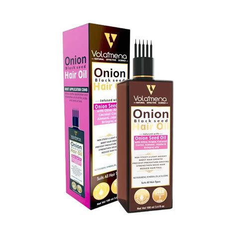 Buy Volamena Onion Black Seed Hair Oil (100ml) Online at Best Price in ...