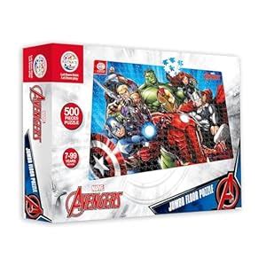 Buy Zhirk Marvel Avengers 500 Pieces Jumbo Floor Jigsaw Puzzle (Size ...