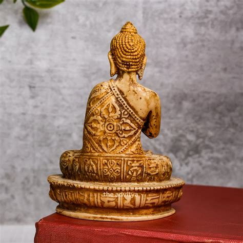 The Advitya | Resin Brown Buddha | Buddha