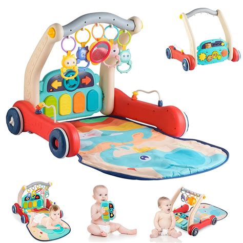 Buy Wembley 2 in 1 Musical Baby Play Gym with Convertible Walker| Push ...