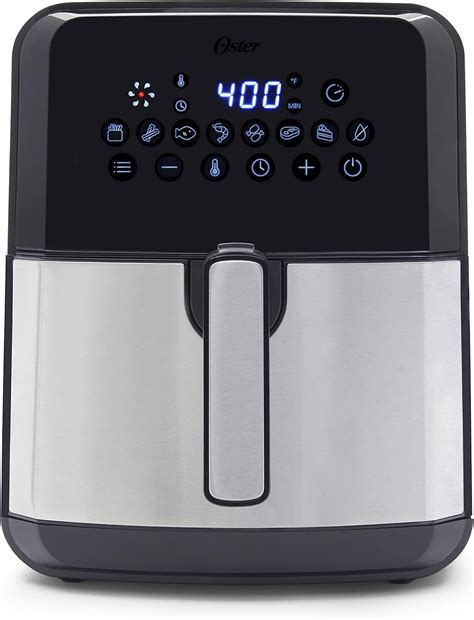 Buy Oster DiamondForce Nonstick XL 5 Quart Digital Air Fryer, 8 ...