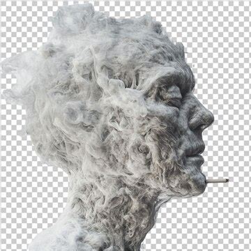 Concept portrait of overstimulated person | Premium AI-generated PSD