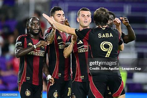 Emmanuel Latte Lath of Atlanta United celebrates with Saba... News ...