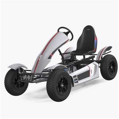Pedal Kart with Frame Race Grey Rigged for Cinema 4D 3D | 3D Molier ...