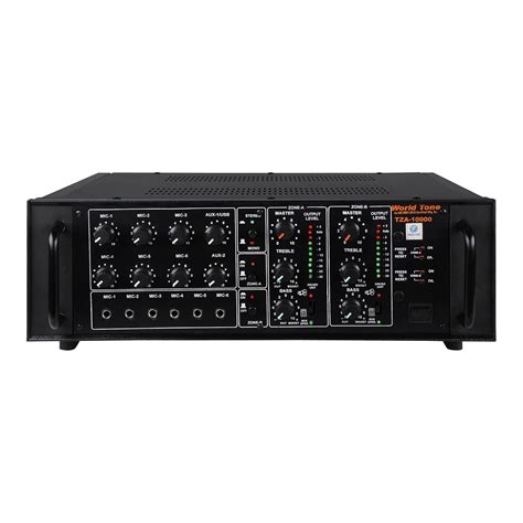 World Tone TZA-10000 DP | Two Zone Amplifier | with Bluetooth,FM,SD ...