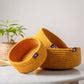 Yellow Cotton Organizer - Pack of 3 – JASMEY HOMES