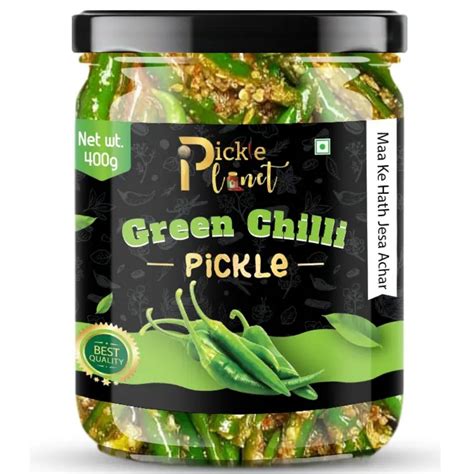 Green Chilli Pickle 400g Pickle Planet – JITCO