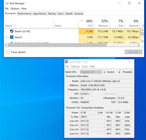 Image result for CPU Temp Task Manager