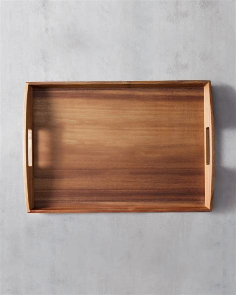 Acacia Wooden Serving Trays | Balsam Hill