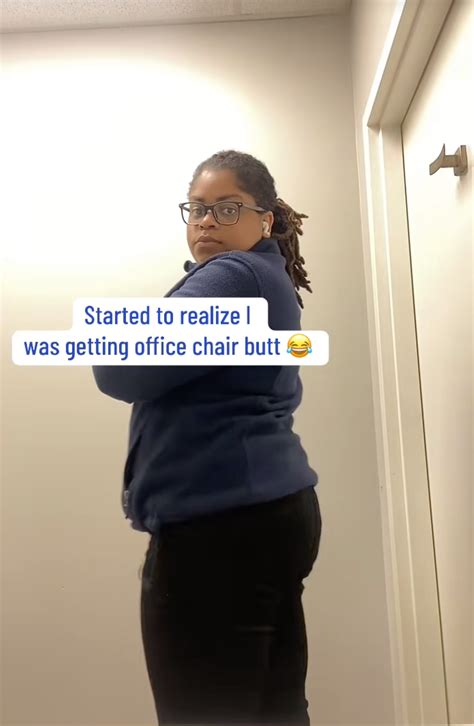"Office chair butt" is the latest workplace wellness concern on TikTok